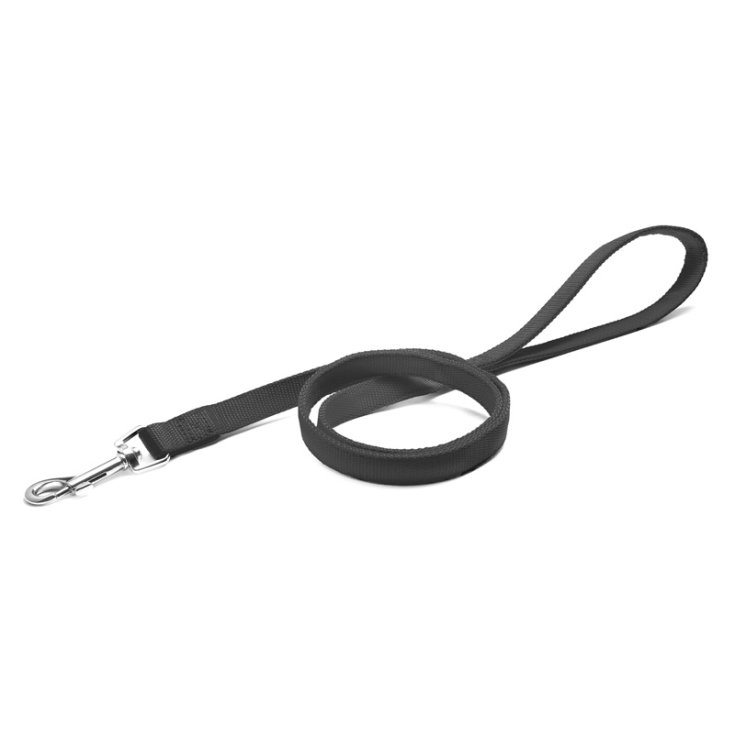 RECORD LEASH DOUBLE BLACK NYLON 1,6X