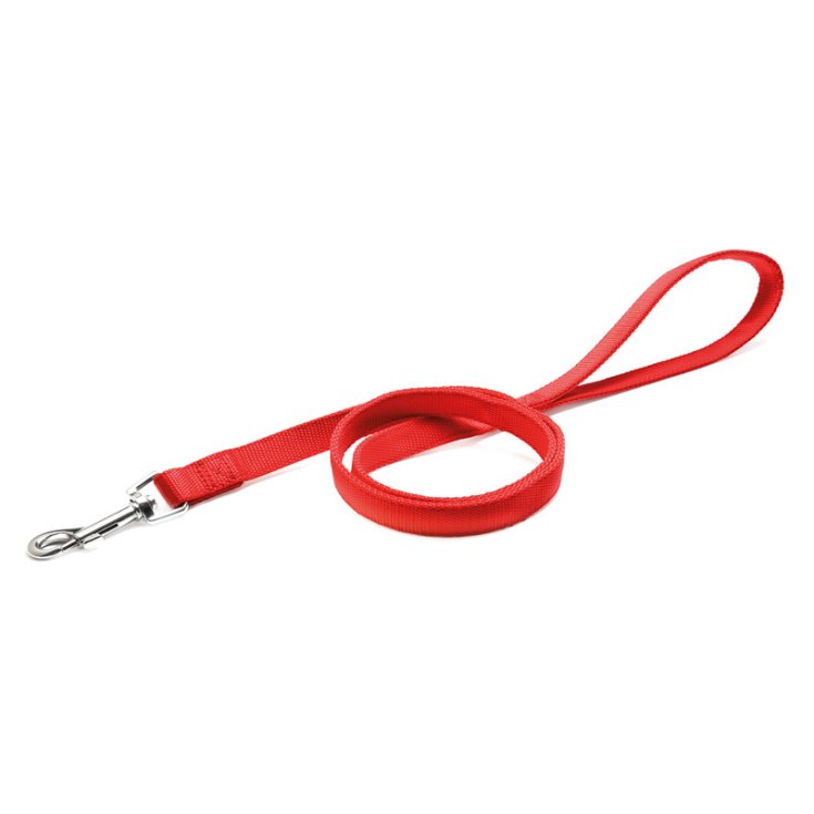 RECORD RED DOUBLE NYLON LEASH 1,6