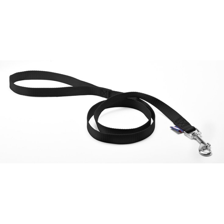 RECORD LEASH BLACK NYLON 1X100 CM