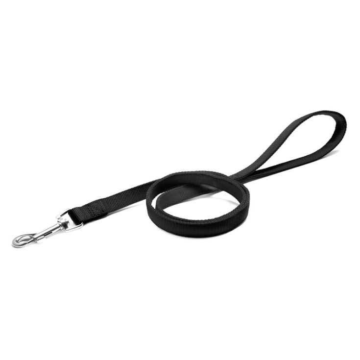 RECORD LEASH DOUBLE BLACK NYLON 1,9X