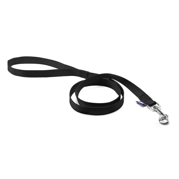 RECORD LEASH BLACK NYLON 1,6X100 CM