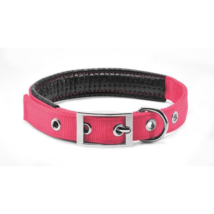 RECORD PINK SOFT PADDED NYLON COLLAR