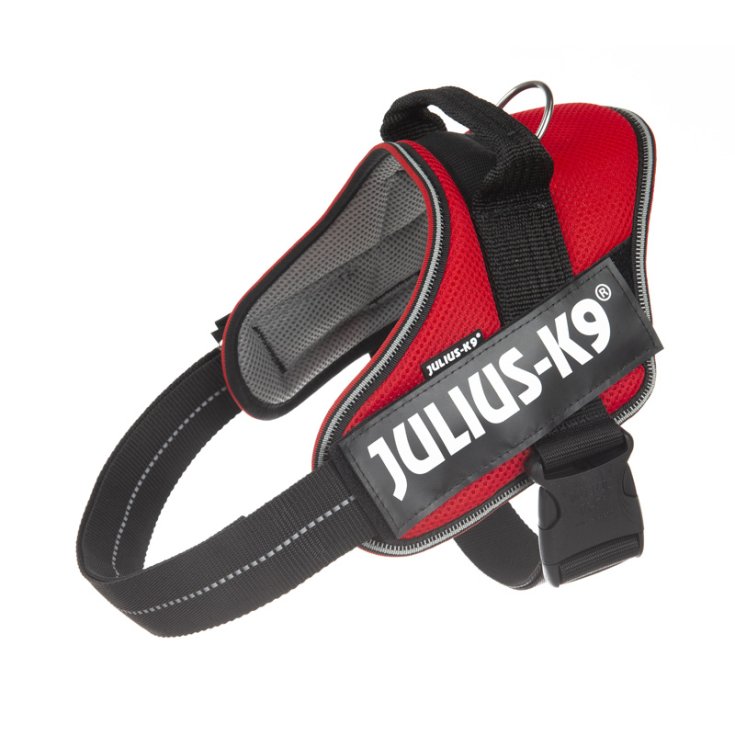 JULIUS K9 POWAIR RED HARNESS L 23 30