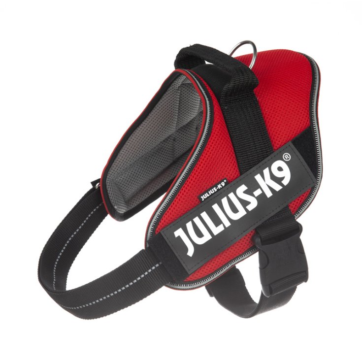 JULIUS K9 POWAIR HARNESS RED XL 28 4