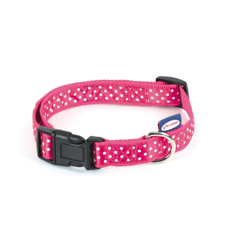 RECORD POIS PINK NYLON COLLAR 1X20 31 C