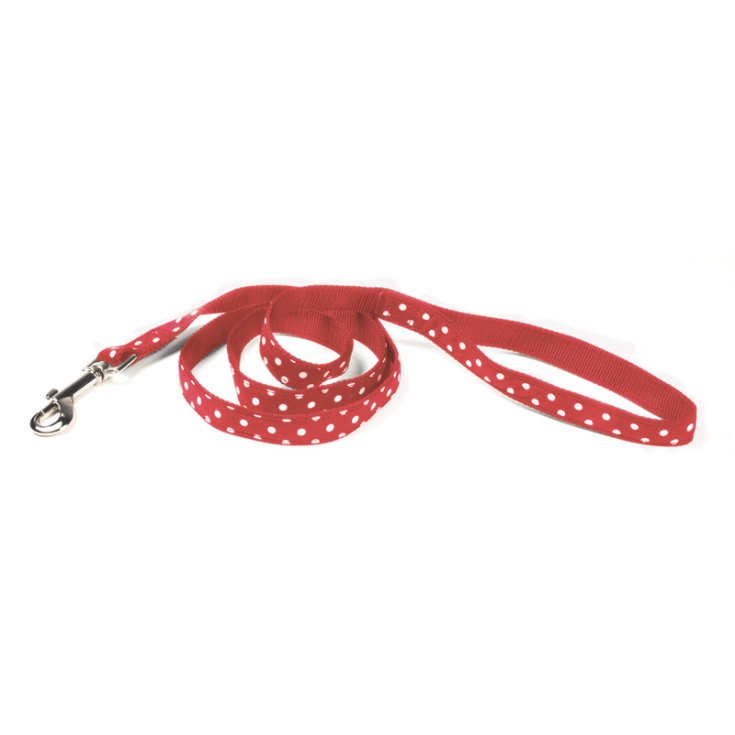 RECORD POIS RED NYLON LEASH 1,6X1