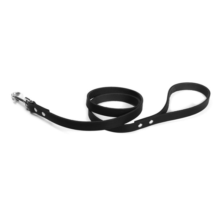 RECORD LEASH BLACK LEATHER 1,3X90 CM 7