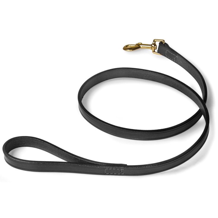 RECORD LEATHER LEASH STITCHED WITH BORCH