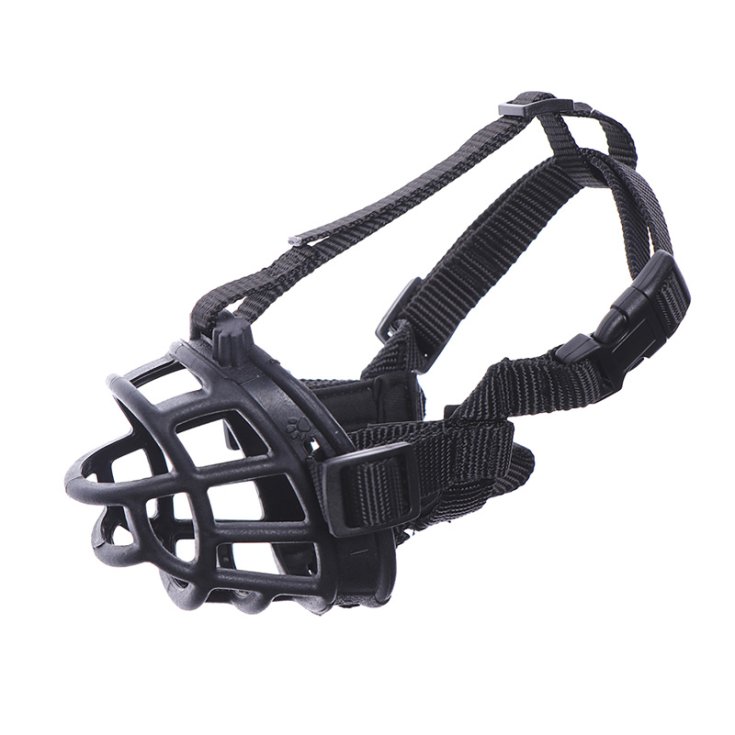 RECORD MUZZLE IN BLACK SILICONE S 7X11
