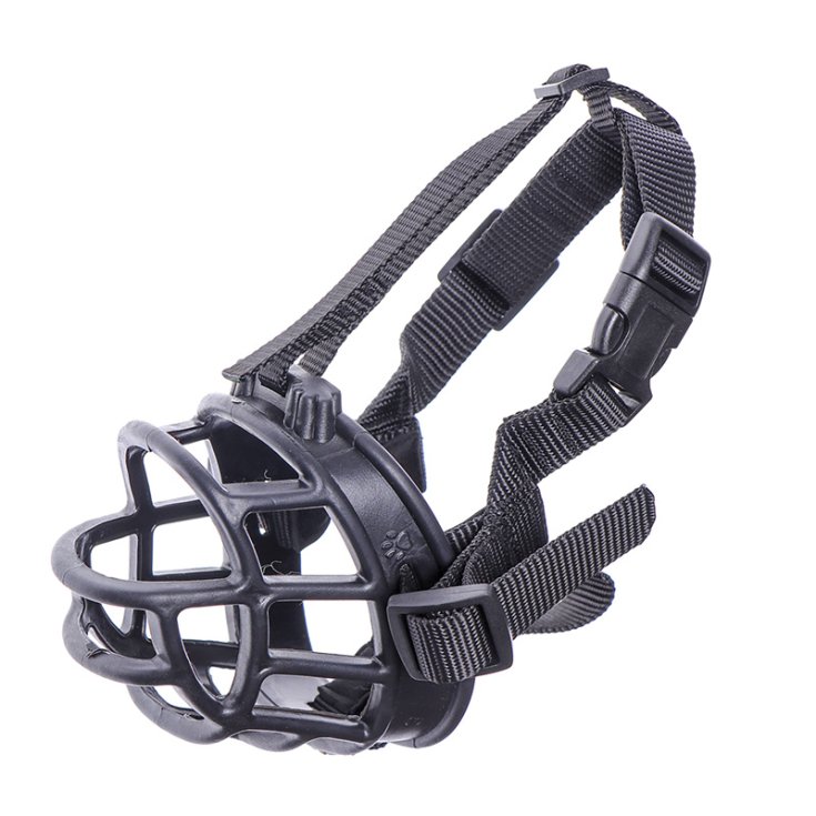 RECORD MUZZLE IN BLACK SILICONE L 10X1