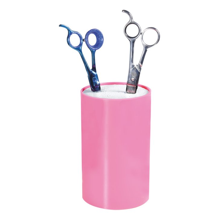 RECORD PINK 11 CYLINDRICAL SCISSOR HOLDER