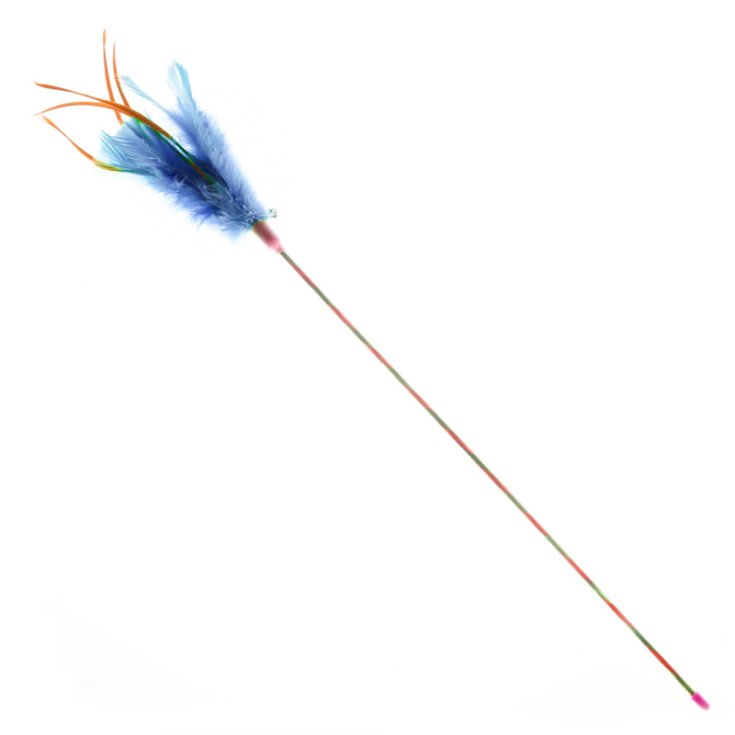 RECORD STUZZICAGATTO CANNETTA WITH FEATHERS