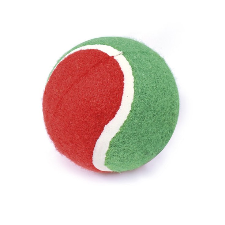 RECORD RED CHRISTMAS TENNIS BALL,