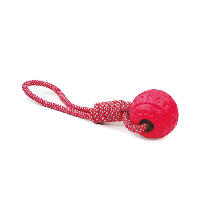 RECORD FLOATING BALL WITH ROPE RED