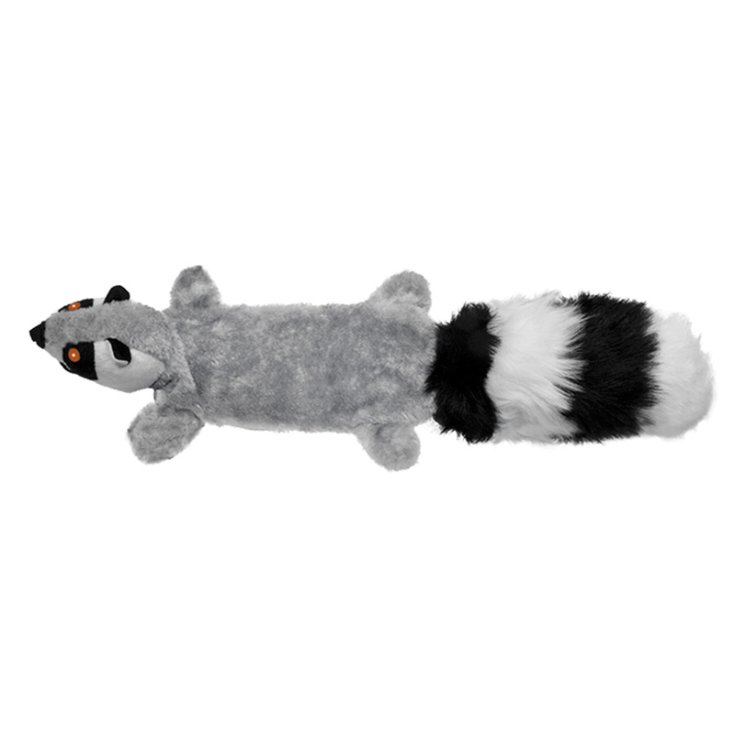 RECORD SQUEAKY PLUSH RACCOON 40X14X6