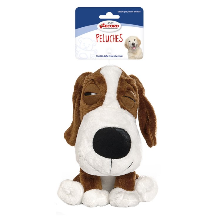 RECORD PLUSH LAZY DOG, 3 COLORS 20 CM