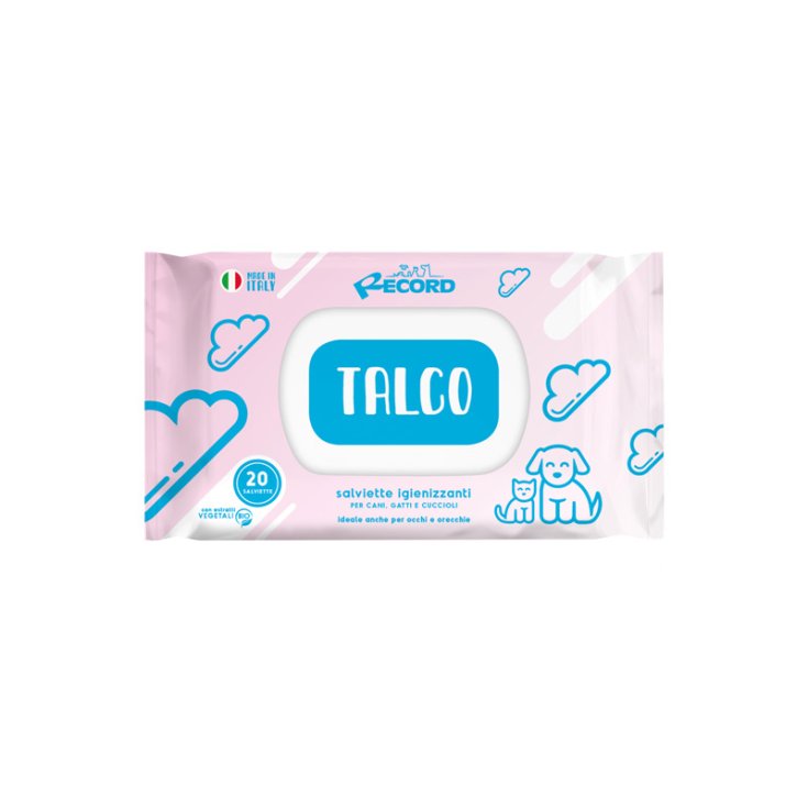 RECORD 20 TALC SANITIZING WIPES
