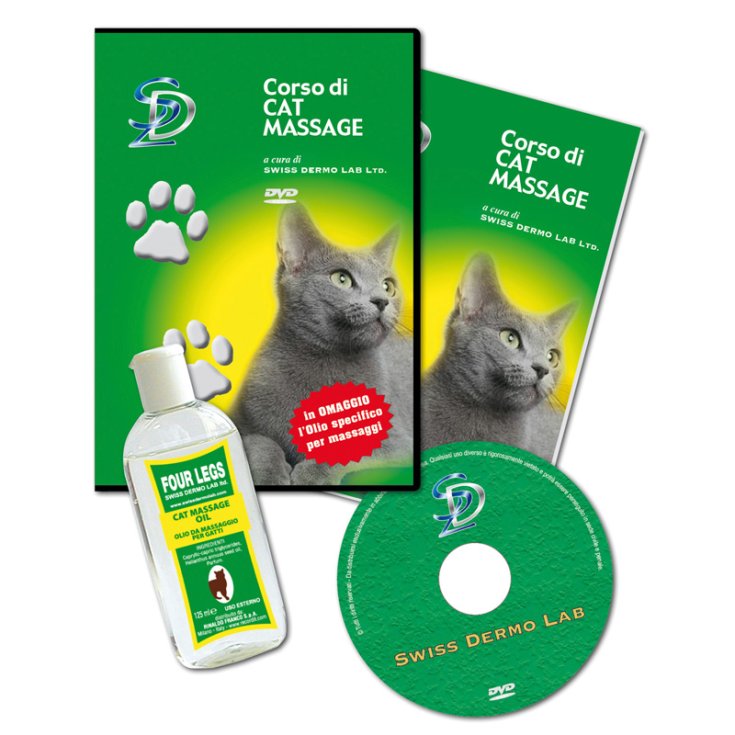 RECORD FOUR LEGS - DVD - CAT MASSAGE + OIL